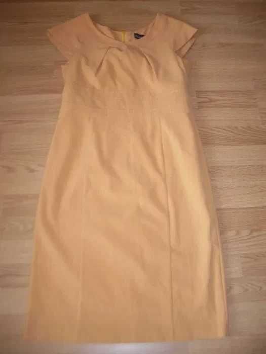 sukienka musztardowa 40