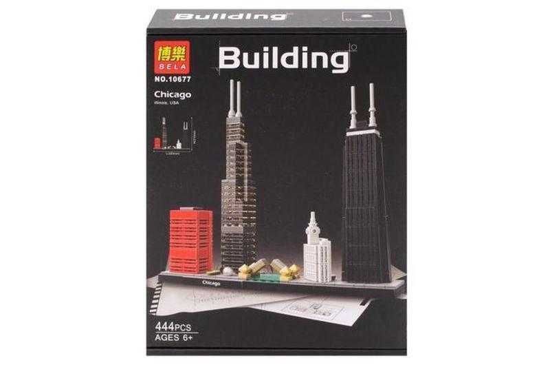 Конструктор 10677 Чикаго Building Chicago 444 дет Architecture 21033