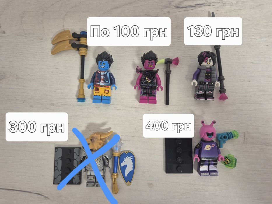 Оригінальні Lego Фігурки по Marvel, Ninjago, DC, City, Dreamzzz, Serie