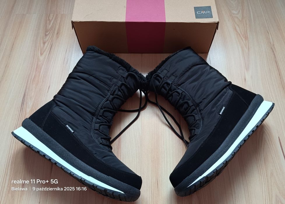 CMP Śniegowce damskie Harma Wmn Snow Boot Wp 39Q4976 Czarny Rozmiar 42