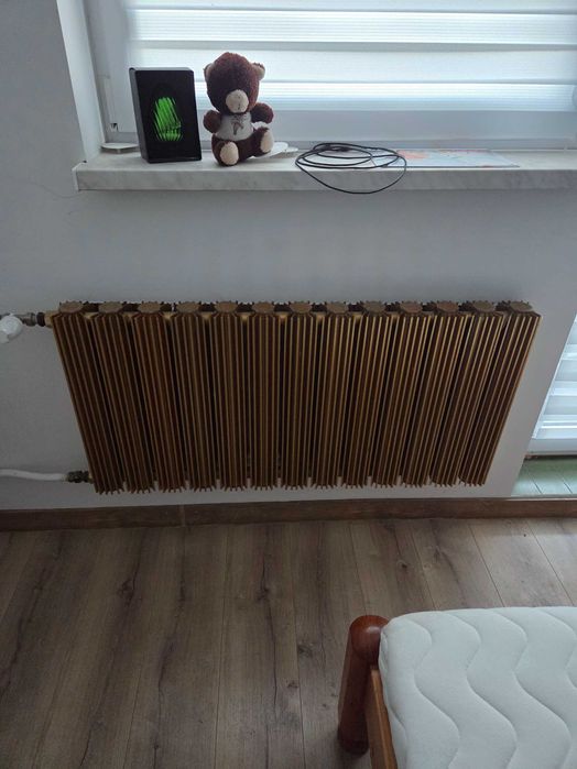 Złote grzejniki aluminiowe PRL 150 żeberek