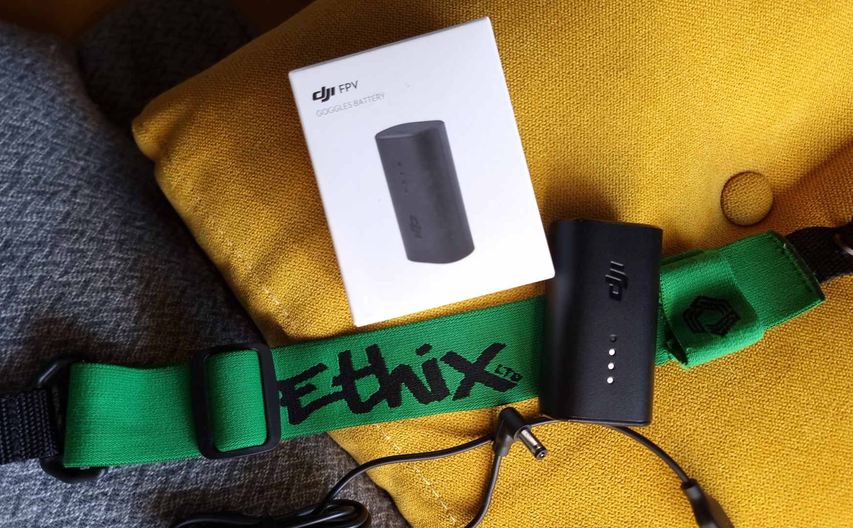 Bateria DJI Goggles + pasek Ethix Mr Steele
