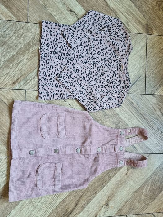 Paka zestaw ubranek dla dziewczynki Zara h&m 104