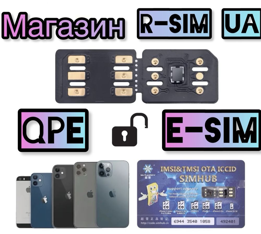 Heicard PRO QPE 1.52 Rsim, Турбосім, Рсім, ATT,Verizon,T-mobile,Sprint