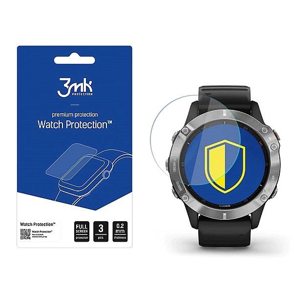 Szkło hybrydowe 3mk Watch Protection™ v. FlexibleGlass Lite na Garmin