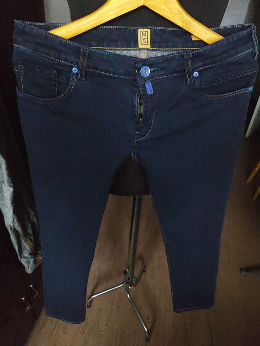 Джинсы M-5 by Meyer jeans Germany w34 stretch navy. .