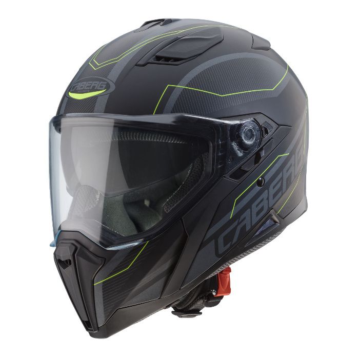 Kask integralny CABERG Jackal Blenda czarno zółty rozmiar XXL 63-64 cm