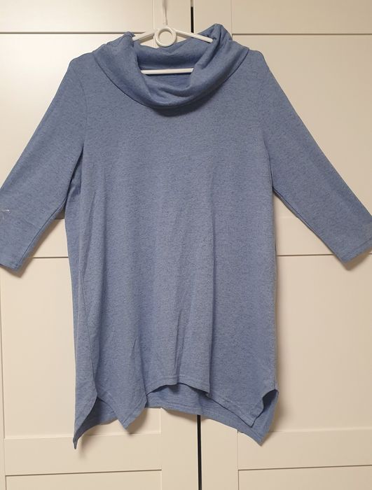 Sweter, Niebieska tunika, Dzianinowa tunika