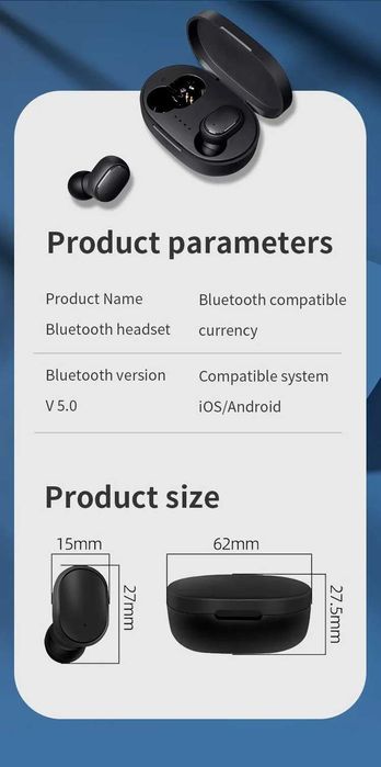 Навушники Bluetooth A6s Tws для дитини під ремонт
