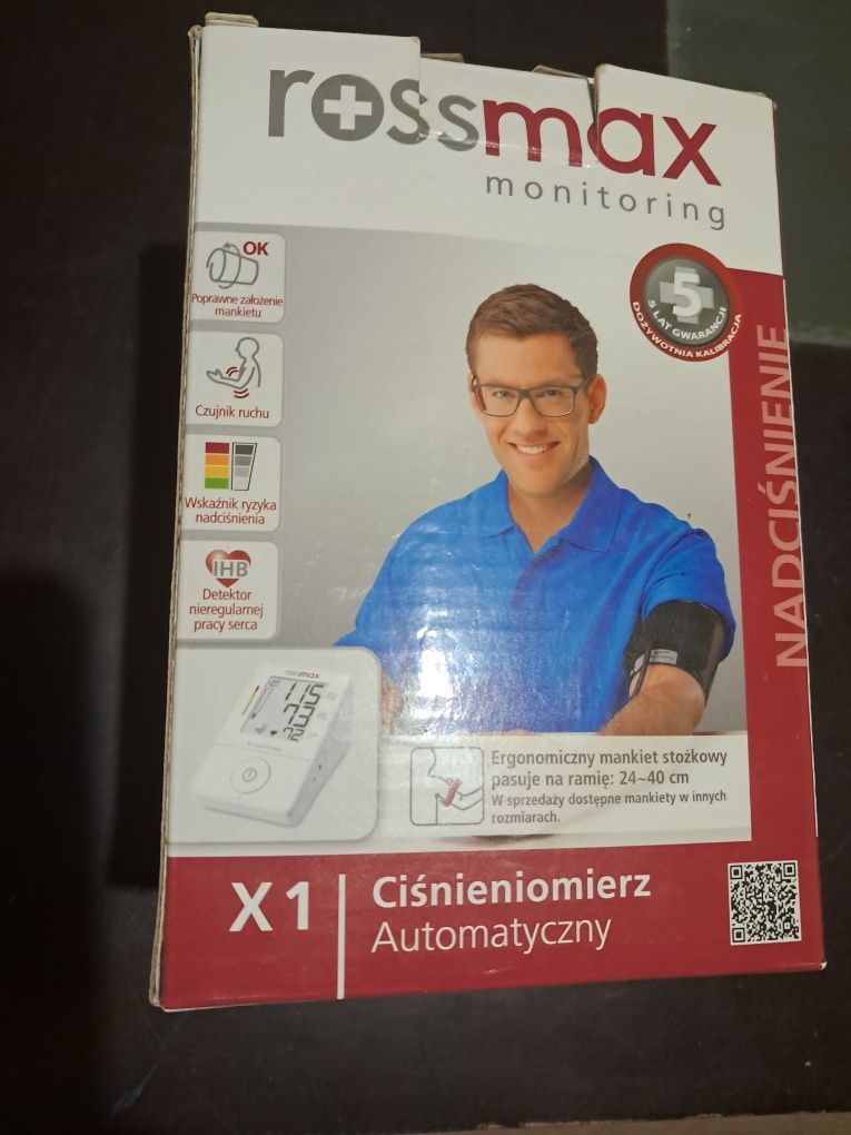 Ciśnieniomierz automatyczny Rossmax + 2 rekawki