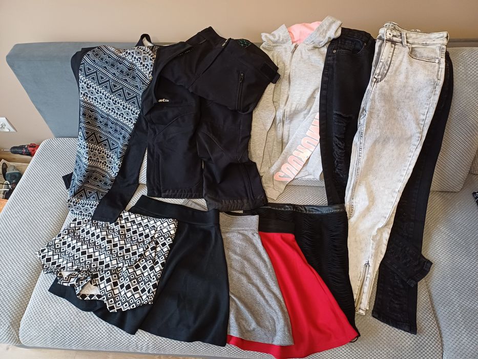 Paczka firmowych eleganckich ubrań dla dziewczynki  12-13 lat