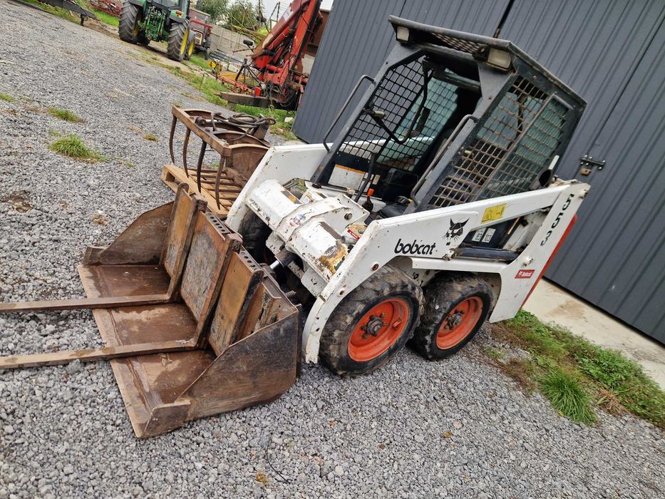 Miniladowarka Ladowarka BOBCAT 553  krokodyl widly szufla 1400 MTHORYG