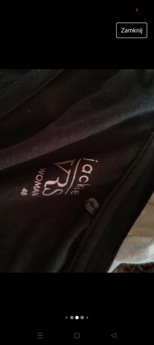 Tunika czarna 3/4 rękaw 4XL Jackie VRS
