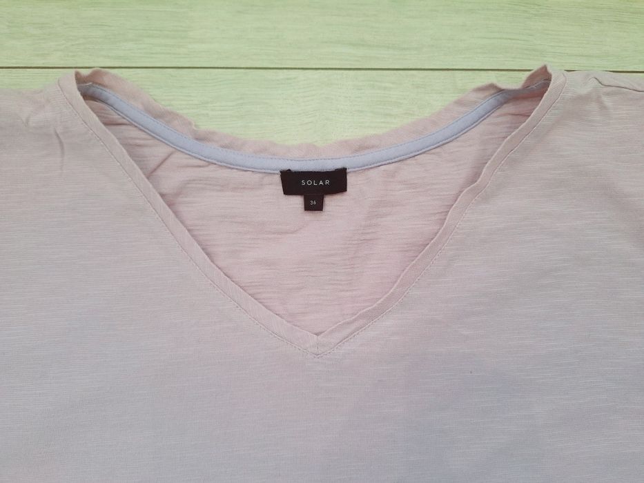 Solar T-shirt lawendowy liliowy r. 36