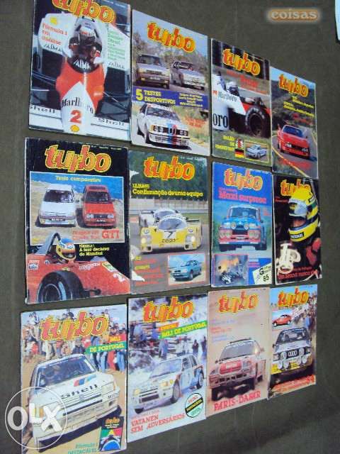 Revista Turbo - Anos 1981 a 1992 completos