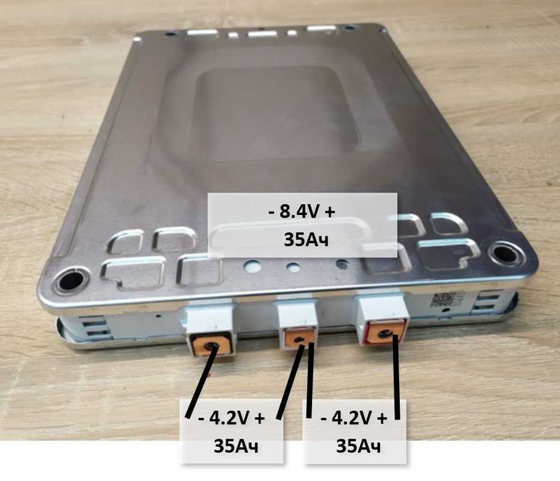 Ячейки (модули, консервы) Nissan Leaf 2014 год реальная емкость 35 Ач