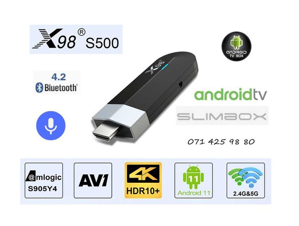 X98 S500 TV Stick с прошивкой Android TV 11 и настройкой