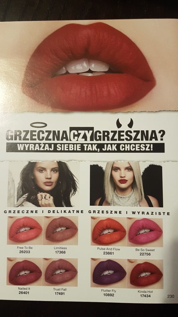 Avon Mark matowa pudrowa szminka w pudrze Epic Lip Powder pen róż