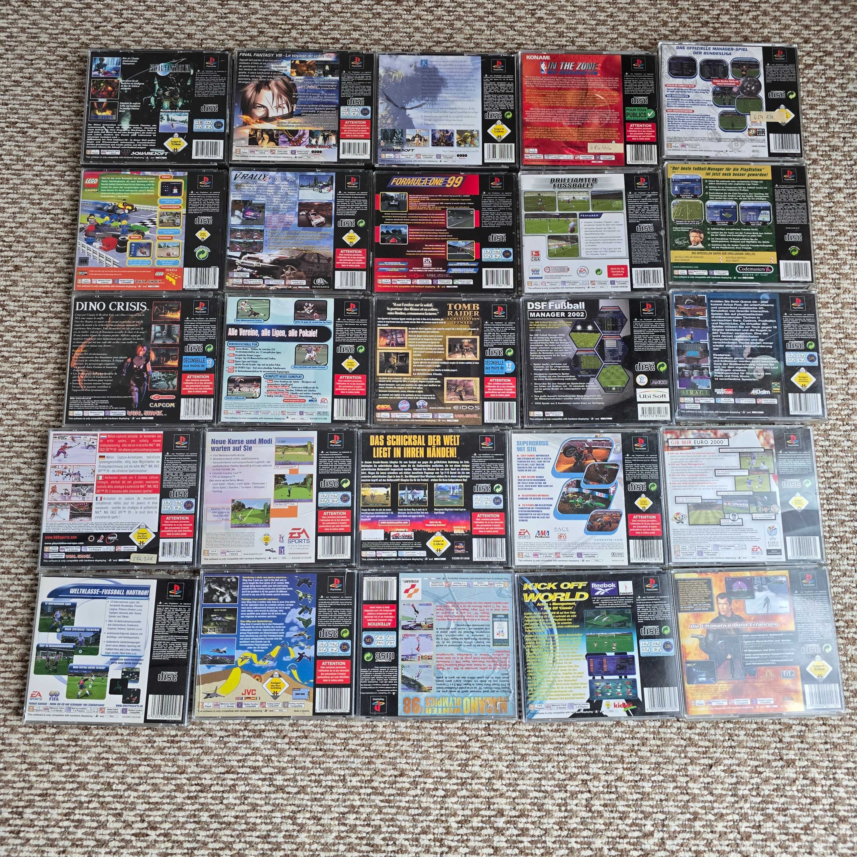 Zestaw 20 gier na PlayStation 1