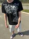 t-shirt southpole + archive y2k style чорна,