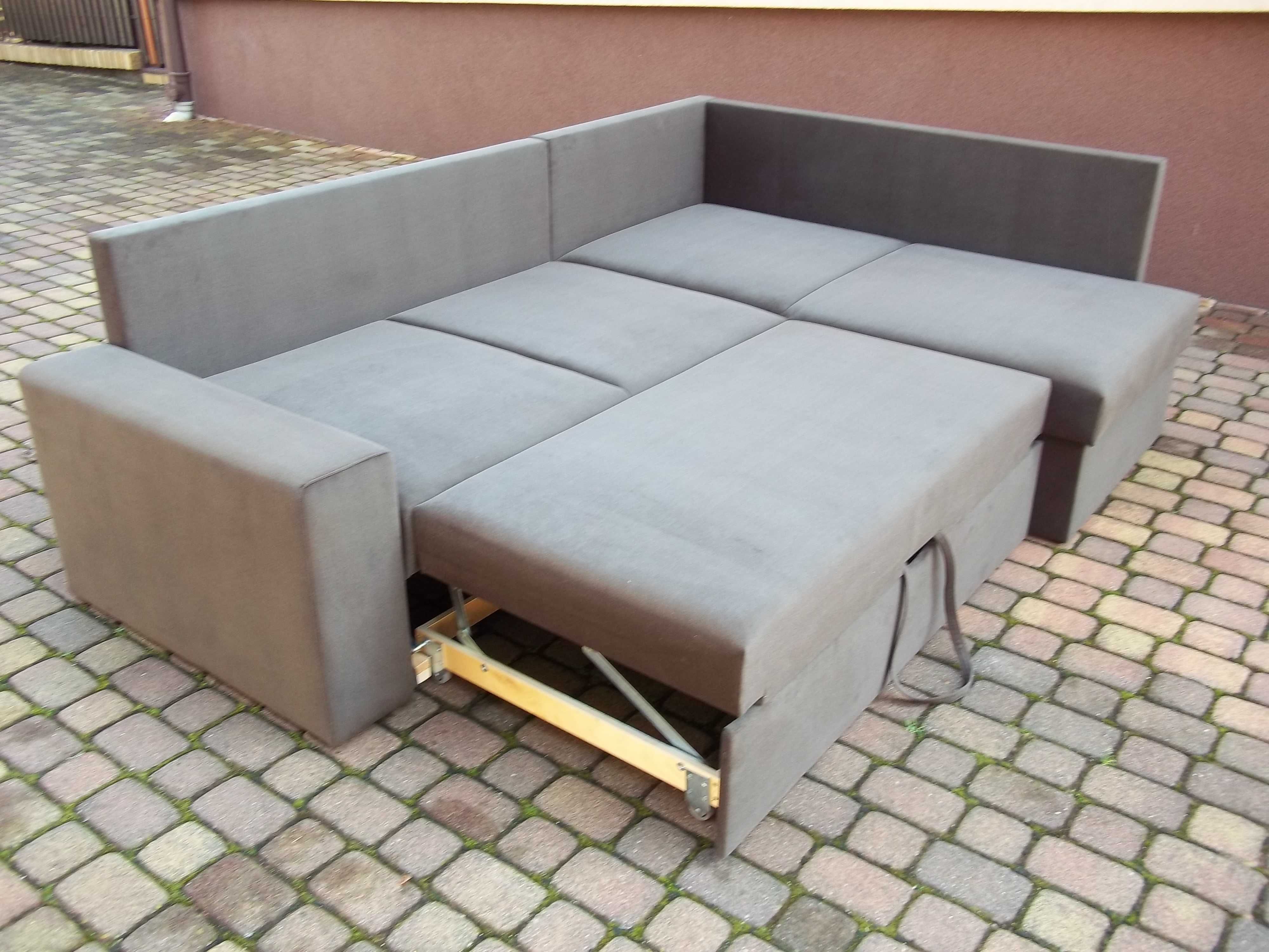 Narożnik-sprężyny/pojemnik/150cm szeroka pow. spania/producent