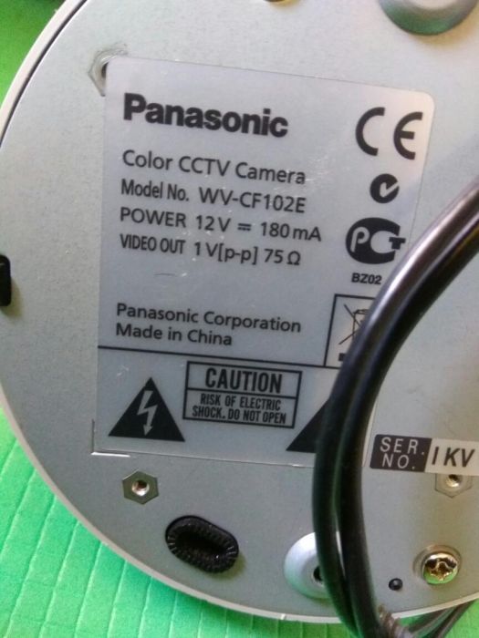 Акция!!! Аналоговая Камера видео наблюдения Panasonic WV-CF102Е