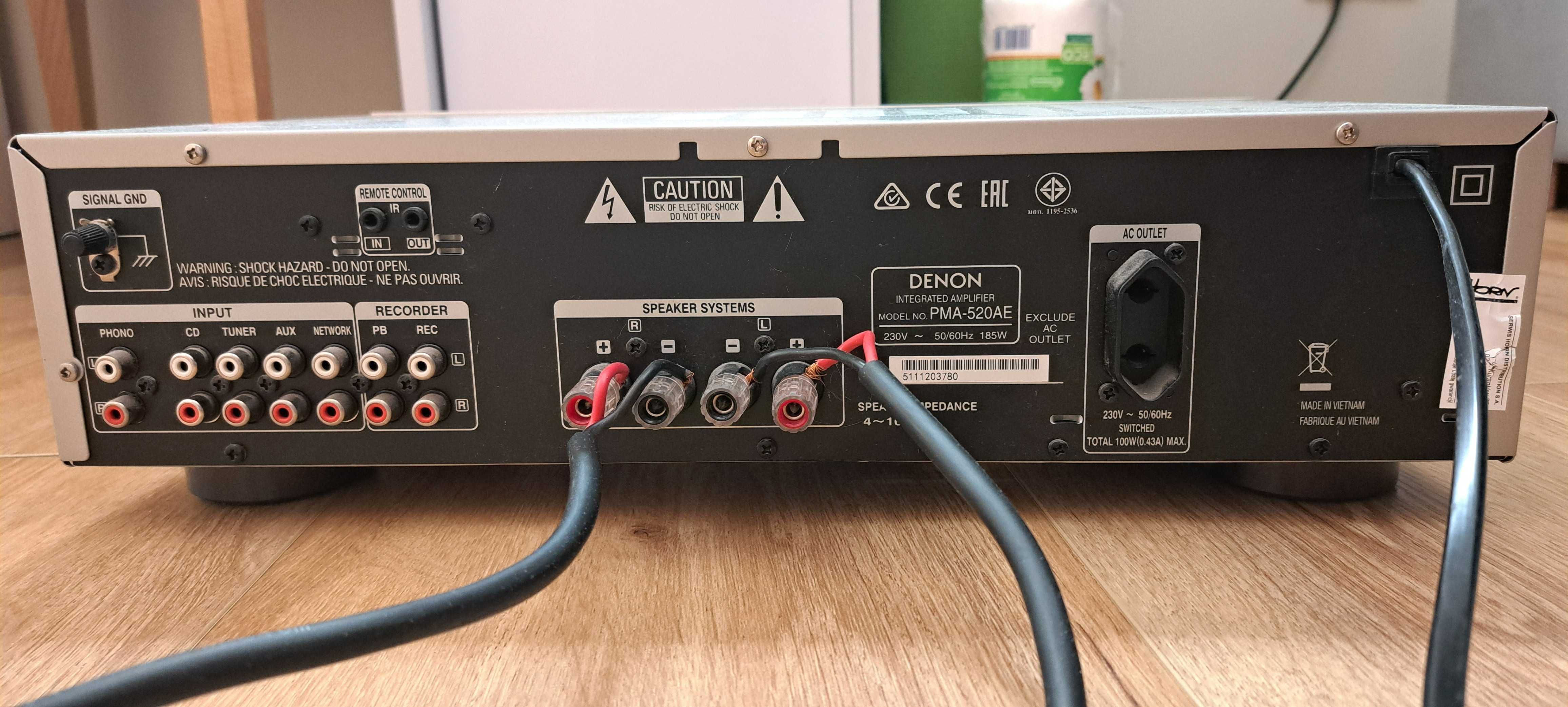 Wzmacniacz Denon PMA 520AE z pilotem