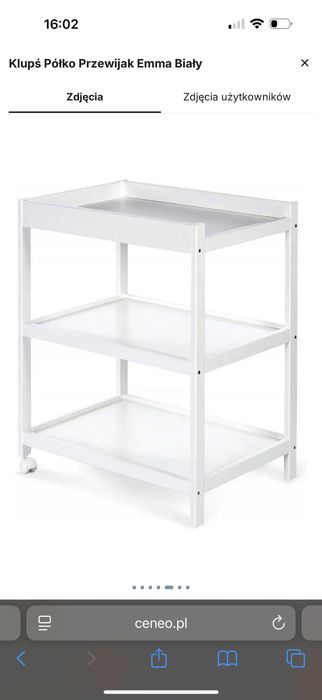 Półko Przewijak Biały