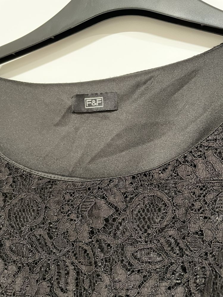 Elegancka koronkowa tunika/sukienka mini