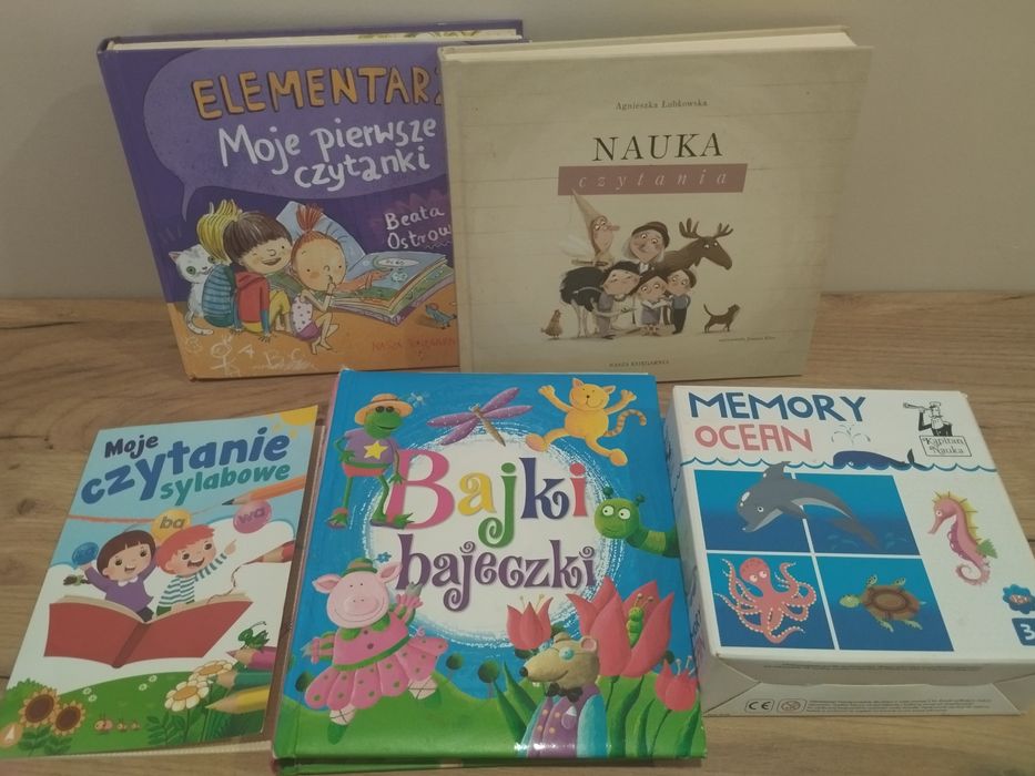3 Książki do nauki czytania + 2 gratisy dla dzieci