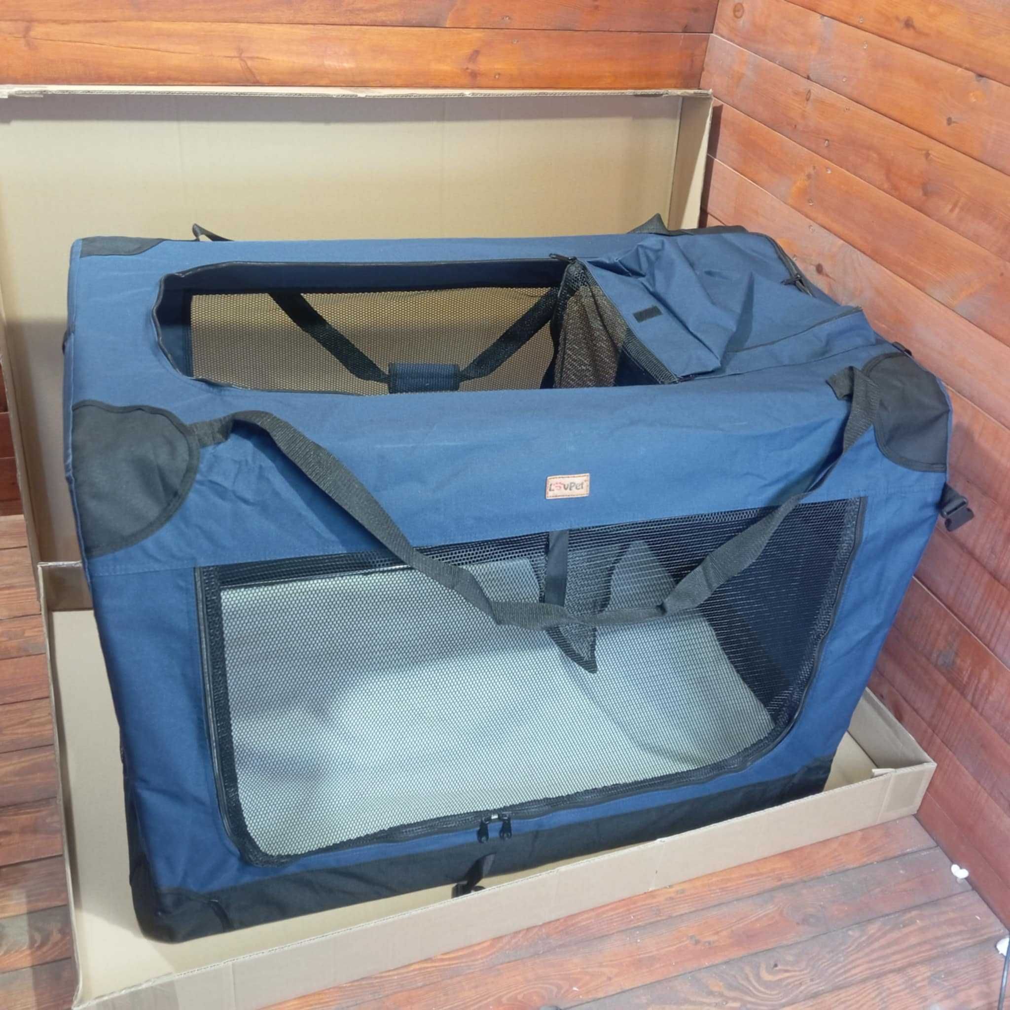Lovpet Torba Transporter dla psa i kota XXXL 102 x 69 x 69 cm niebiesk