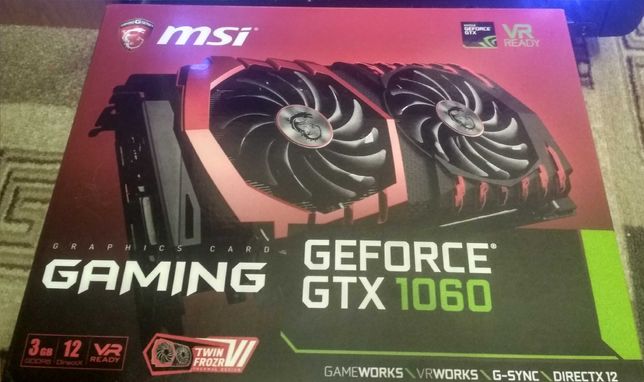 MSI GeForce GTX 1060 GAMING 3g