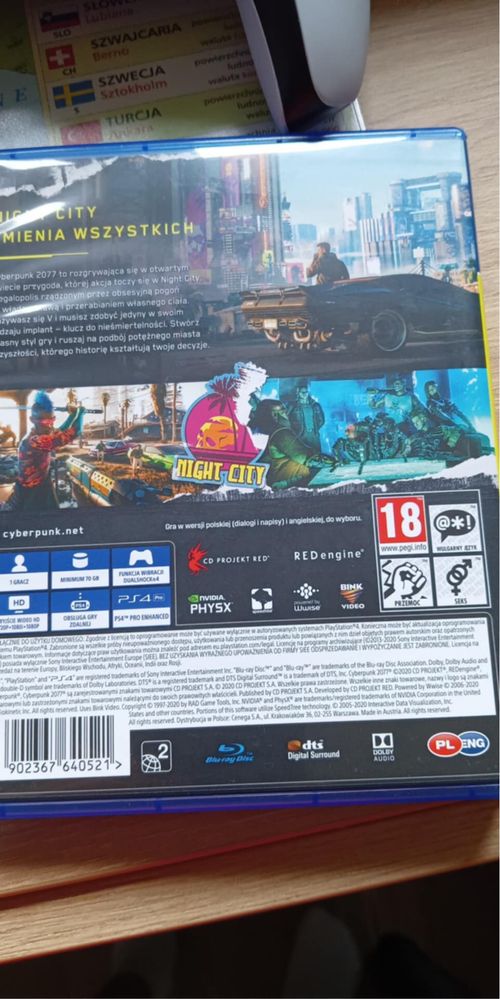 Cyberpunk 2077 PS4 z aktualizacja na PS5