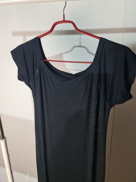 Vestido longo de senhora preto - novo