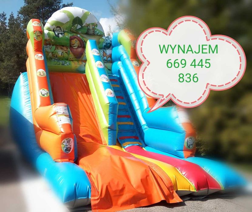 Dmuchaniec Zjezdzalnia Zamek Dmuchany Skakaniec