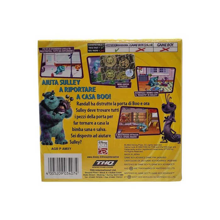 Monsters Game Boy Gameboy Advance GBA