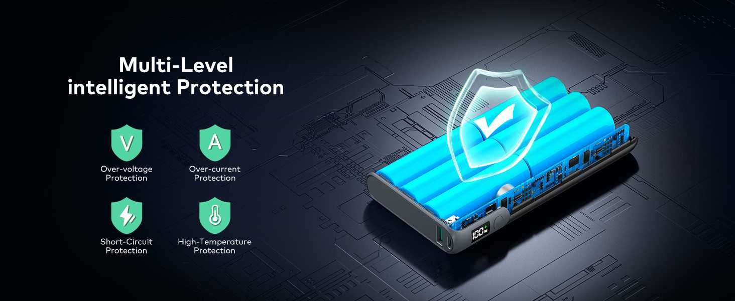 llano 100W 30000mAh (павербанк для ноутбука,телефона) 21700