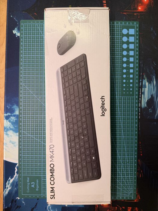 Logitech Slim Combo MK470 – Klawiatura + Mysz – Stan Idealny
