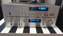 Wzmacniacz Pioneer SA-610 + Tuner TX-710 vintage Blue Line