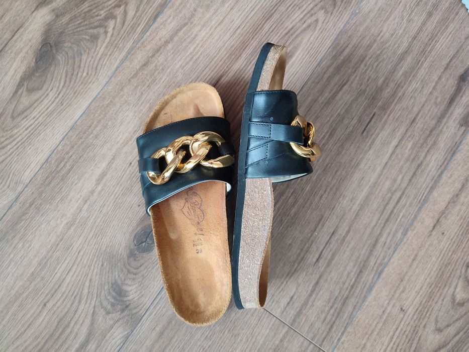 Шльопанці натуральна шкіра Італія типу біркенштоки