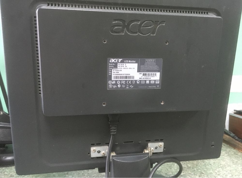 Продам монітор “Acer Al1916