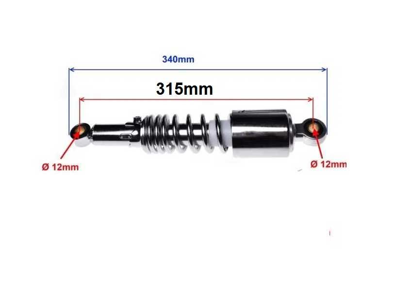 Amortecedores Par Novos Suzuki GN250 GN125