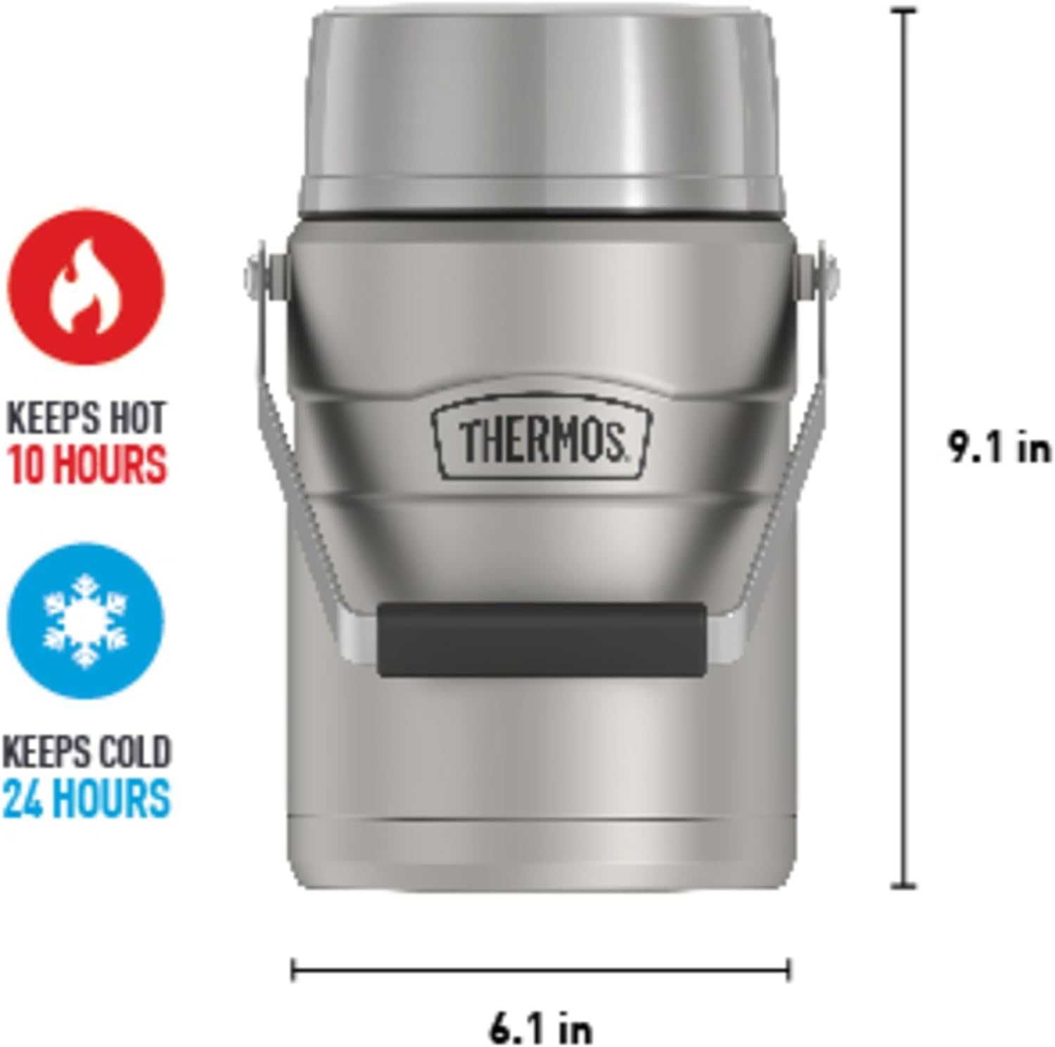 Термос THERMOS Stainless King Big Boss Food Jar, 1.4 л
