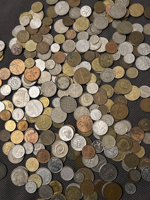 Widoczne monety ze zdiecia okazja