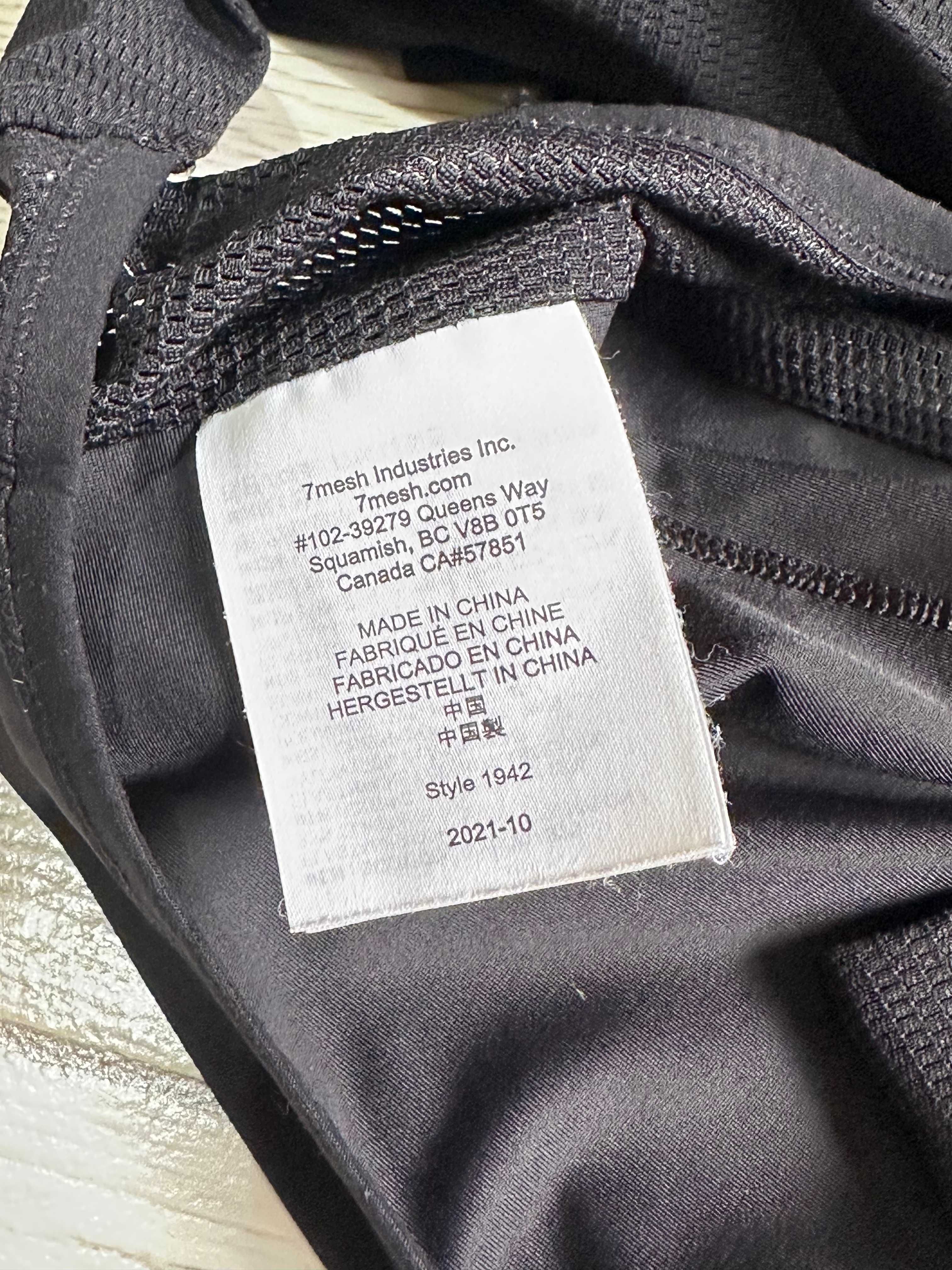 7MESH BIB SHORT męskie spodenki rowerowe z wkładką z szelkami rower L