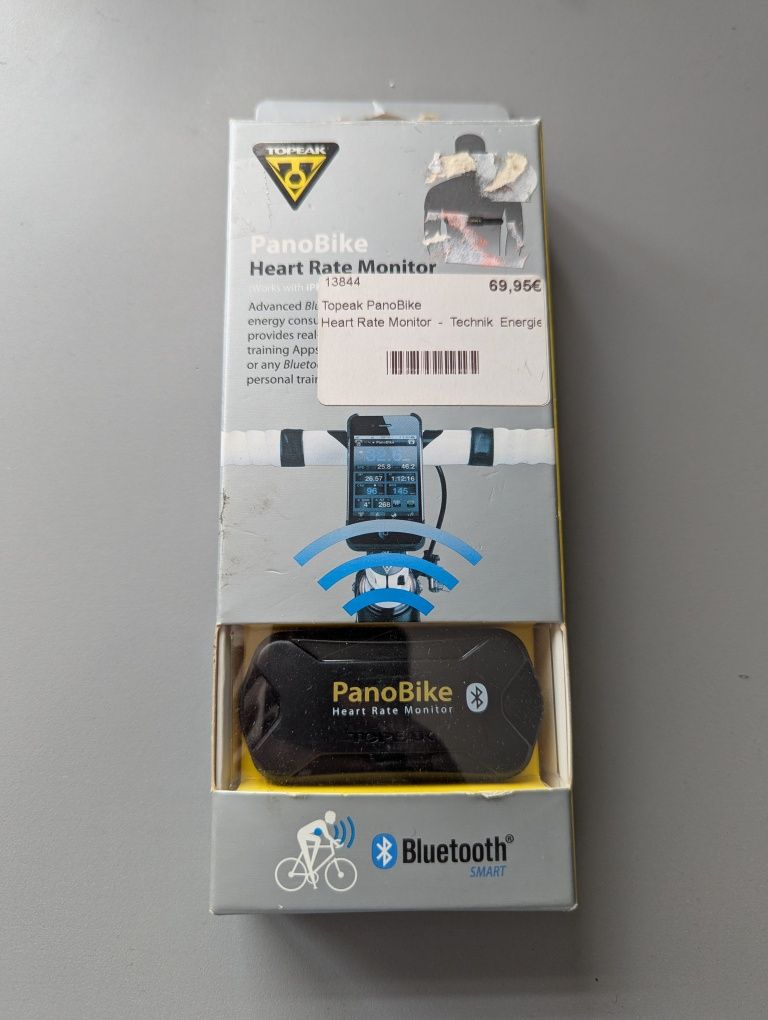 Pulsometr Topeak Panobike Bluetooth Smart Schwarz