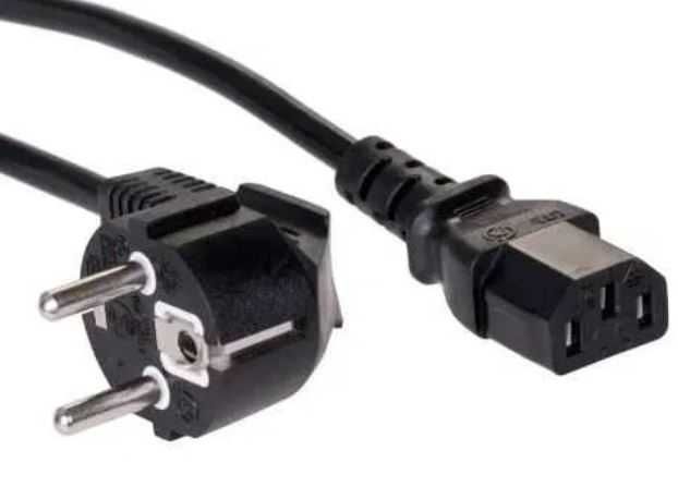 4x Kabel Zasilający PC monitor drukarka 1-1,8m