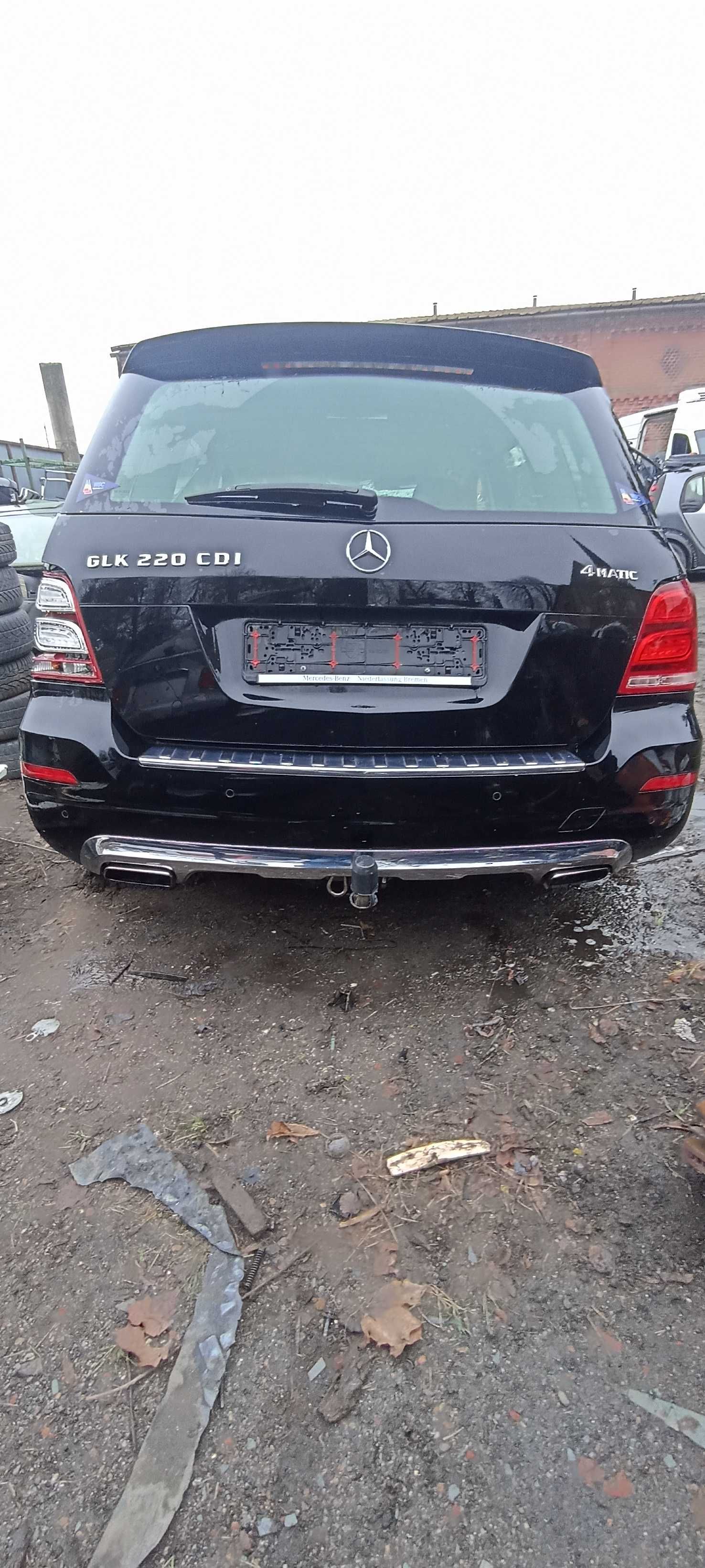 ćwiartka tył błotnik mercedes GLK 220 dci 4matic 15r x204 lak 040