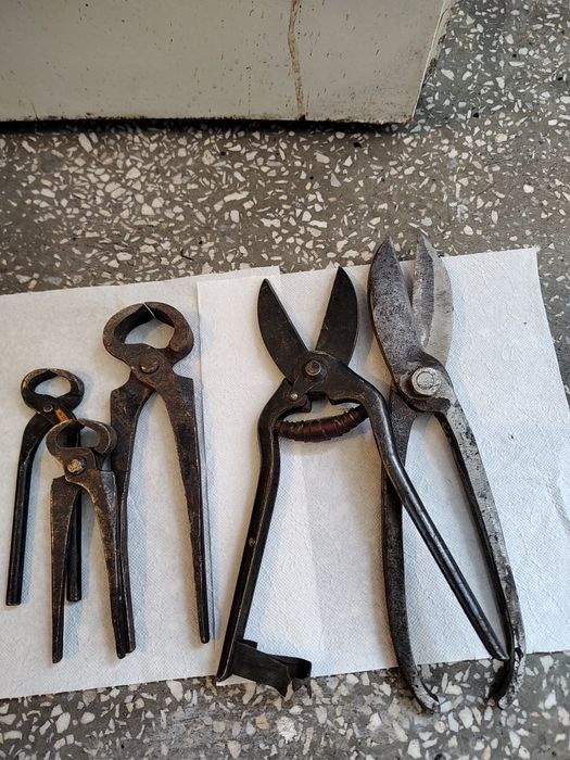 Nożyce do cięcia blach, obcęgi