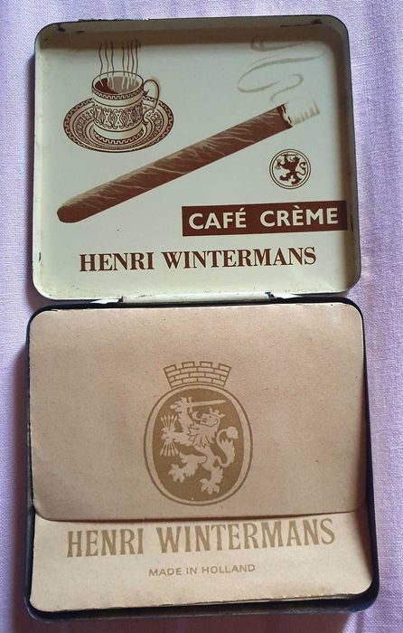 Lata Henri Wintermans e Euphon em plástico